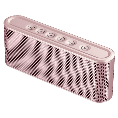 Mini Altavoz Portatil Bluetooth Inalambrico Altavoces Estereo K07 Oro Rosa