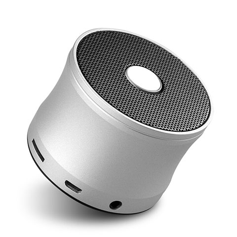 Mini Altavoz Portatil Bluetooth Inalambrico Altavoces Estereo S04 Plata