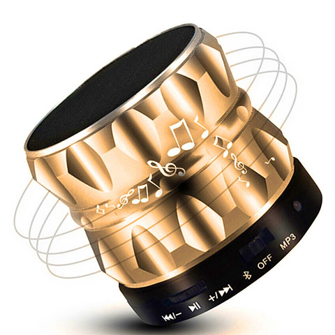 Mini Altavoz Portatil Bluetooth Inalambrico Altavoces Estereo S13 Oro