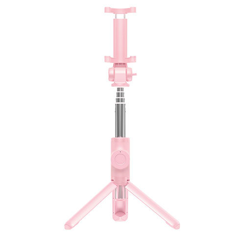 Palo Selfie Stick Tripode Bluetooth Disparador Remoto Extensible Universal T32 Rosa