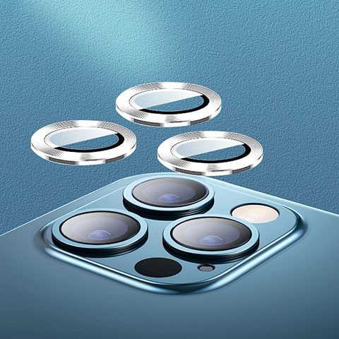 Protector de la Camara Cristal Templado C04 para Apple iPhone 13 Pro Max Plata