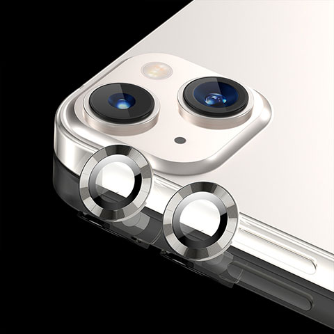 Protector de la Camara Cristal Templado C08 para Apple iPhone 13 Plata