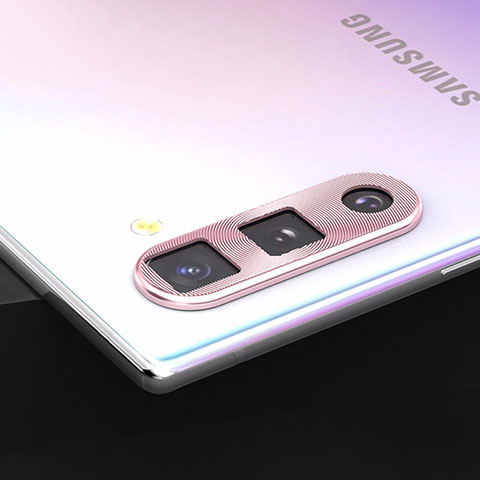 Protector de la Camara Cristal Templado para Samsung Galaxy Note 10 5G Oro Rosa