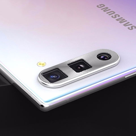 Protector de la Camara Cristal Templado para Samsung Galaxy Note 10 Plata
