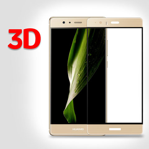 Protector de Pantalla Cristal Templado 3D para Huawei P9 Oro