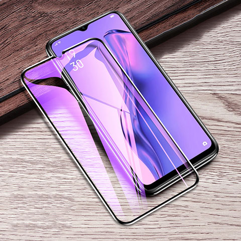 Protector de Pantalla Cristal Templado Integral Anti luz azul F02 para Oppo A8 Negro