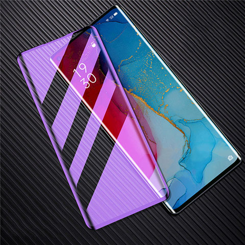 Protector de Pantalla Cristal Templado Integral Anti luz azul F02 para Oppo Find X2 Neo Negro