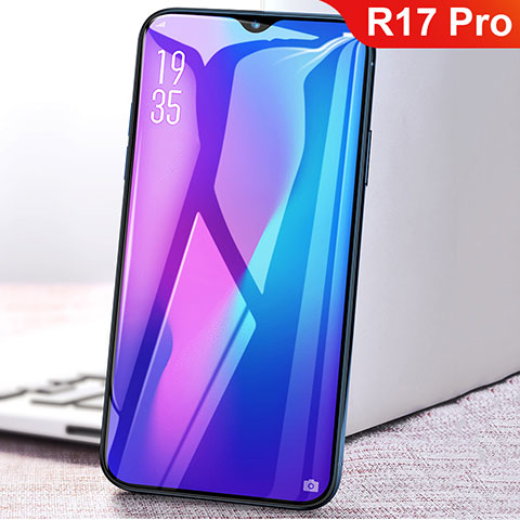 Protector de Pantalla Cristal Templado Integral Anti luz azul para Oppo R17 Pro Negro