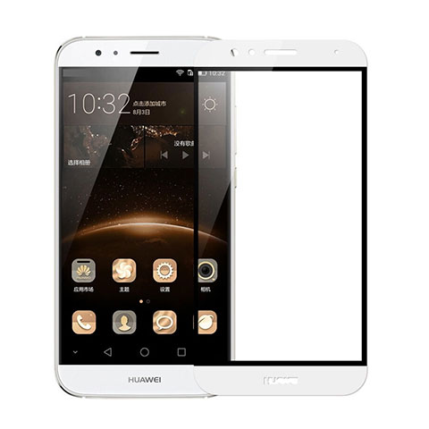 Protector de Pantalla Cristal Templado Integral F02 para Huawei G7 Plus Blanco