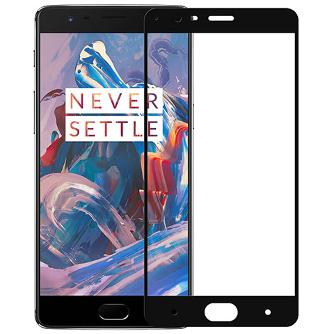 Protector de Pantalla Cristal Templado Integral F02 para OnePlus 3 Negro