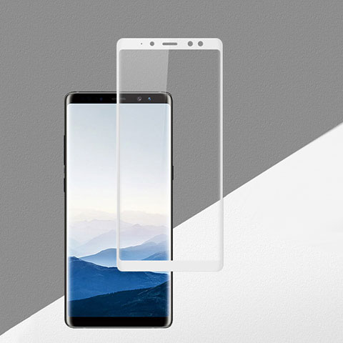 Protector de Pantalla Cristal Templado Integral F02 para Samsung Galaxy A8 (2018) A530F Blanco