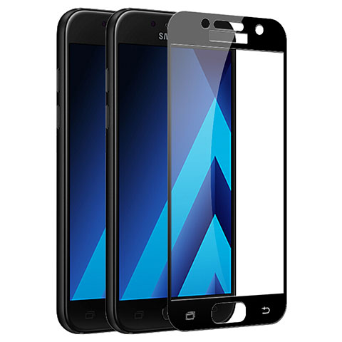 Protector de Pantalla Cristal Templado Integral F03 para Samsung Galaxy A3 (2017) SM-A320F Negro