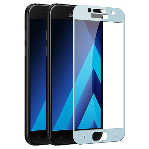 Protector de Pantalla Cristal Templado Integral F03 para Samsung Galaxy A5 (2017) SM-A520F Azul