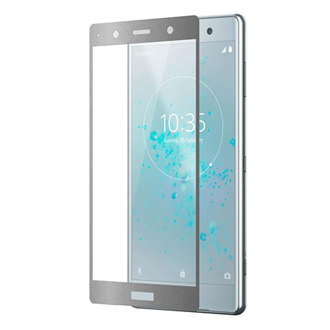 Protector de Pantalla Cristal Templado Integral F03 para Sony Xperia XZ2 Premium Plata