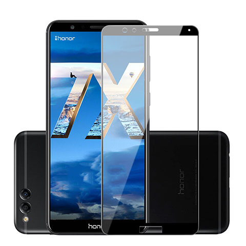 Protector de Pantalla Cristal Templado Integral F04 para Huawei Honor 7X Negro