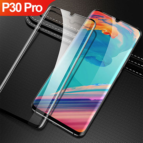 Protector de Pantalla Cristal Templado Integral F04 para Huawei P30 Pro Negro