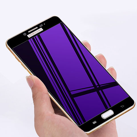 Protector de Pantalla Cristal Templado Integral F05 para Samsung Galaxy C7 SM-C7000 Negro