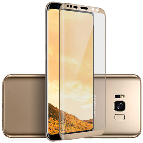 Protector de Pantalla Cristal Templado Integral F06 para Samsung Galaxy S8 Plus Oro