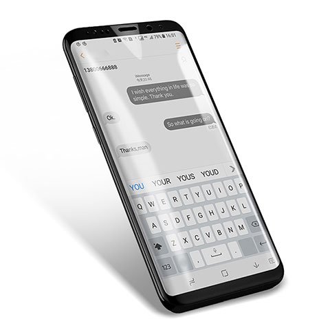 Protector de Pantalla Cristal Templado Integral F09 para Samsung Galaxy S8 Plus Negro