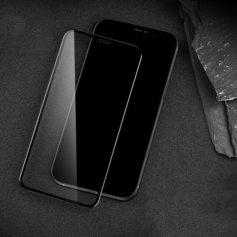 Protector de Pantalla Cristal Templado Integral para Apple iPhone 12 Negro