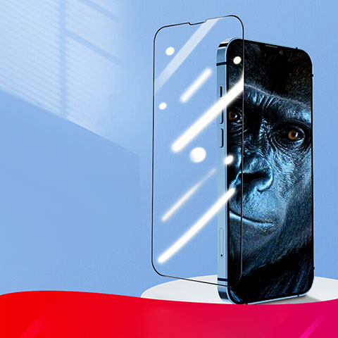 Protector de Pantalla Cristal Templado Integral para Apple iPhone 14 Pro Max Negro