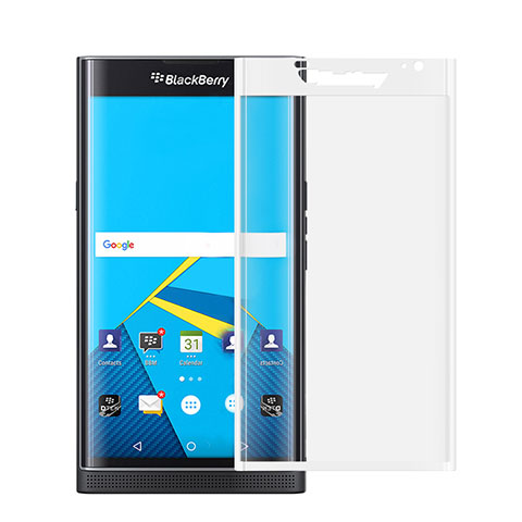 Protector de Pantalla Cristal Templado Integral para Blackberry Priv Blanco