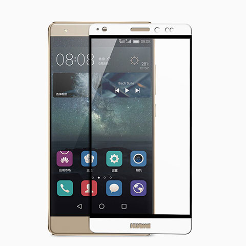 Protector de Pantalla Cristal Templado Integral para Huawei Mate S Blanco