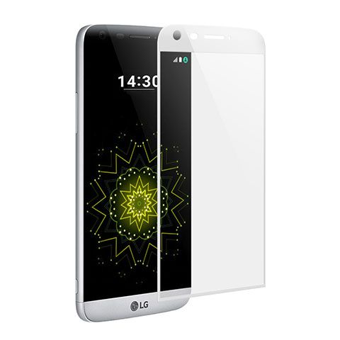 Protector de Pantalla Cristal Templado Integral para LG G5 Blanco