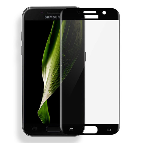 Protector de Pantalla Cristal Templado Integral para Samsung Galaxy A7 (2017) A720F Negro