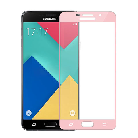 Protector de Pantalla Cristal Templado Integral para Samsung Galaxy A9 (2016) A9000 Rosa