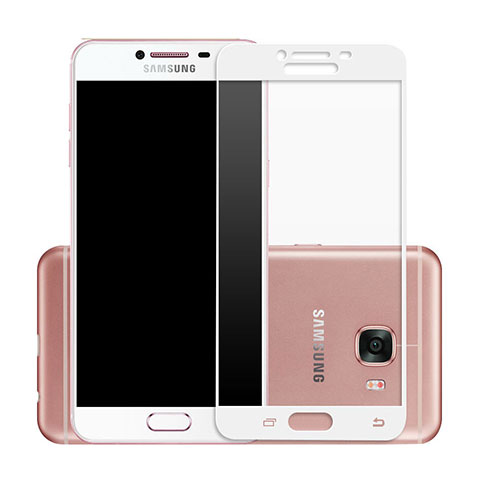 Protector de Pantalla Cristal Templado Integral para Samsung Galaxy C5 SM-C5000 Blanco