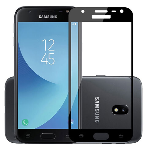Protector de Pantalla Cristal Templado Integral para Samsung Galaxy J3 (2017) J330F DS Negro