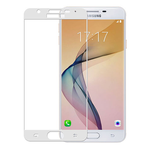 Protector de Pantalla Cristal Templado Integral para Samsung Galaxy On5 (2016) G570 G570F Blanco