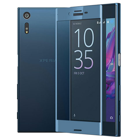 Protector de Pantalla Cristal Templado Integral para Sony Xperia XZ Azul