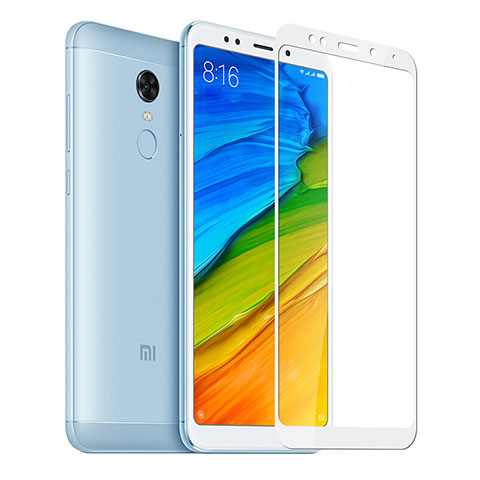 Protector de Pantalla Cristal Templado Integral para Xiaomi Redmi 5 Plus Blanco