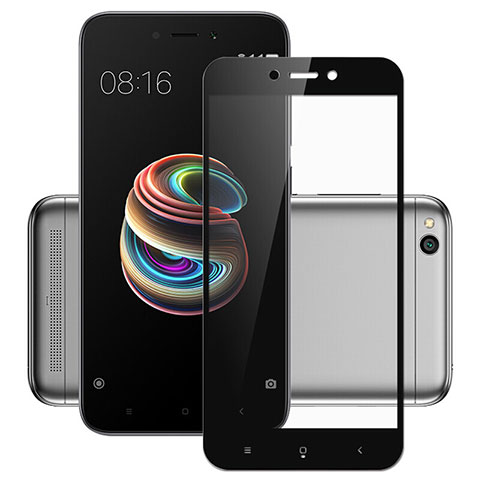 Protector de Pantalla Cristal Templado Integral para Xiaomi Redmi 5A Negro