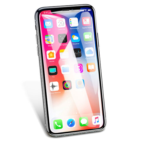 Protector de Pantalla Cristal Templado Integral V02 para Apple iPhone Xs Blanco