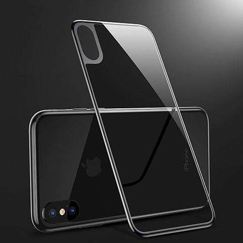 Protector de Pantalla Cristal Templado Trasera B09 para Apple iPhone Xs Negro