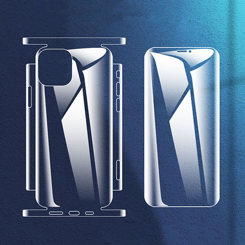 Protector de Pantalla Ultra Clear Frontal y Trasera para Apple iPhone 12 Claro