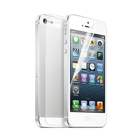 Protector de Pantalla Ultra Clear Frontal y Trasera para Apple iPhone 5 Claro