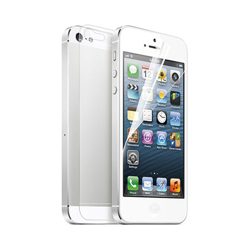 Protector de Pantalla Ultra Clear Frontal y Trasera para Apple iPhone 5S Claro