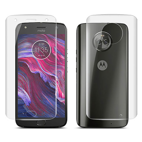 Protector de Pantalla Ultra Clear Frontal y Trasera para Motorola Moto X4 Claro