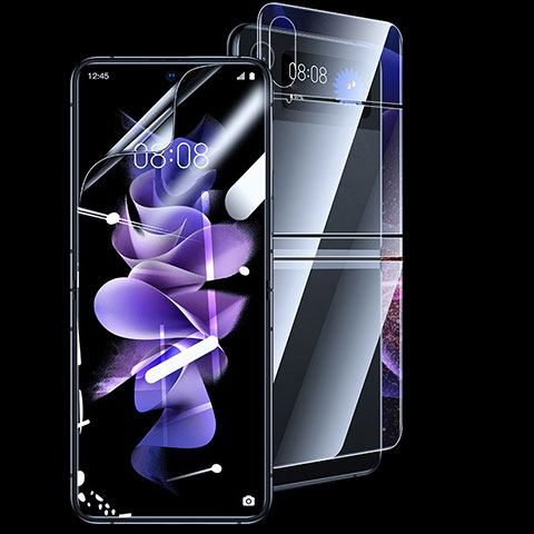 Protector de Pantalla Ultra Clear Frontal y Trasera S03 para Samsung Galaxy Z Flip4 5G Claro