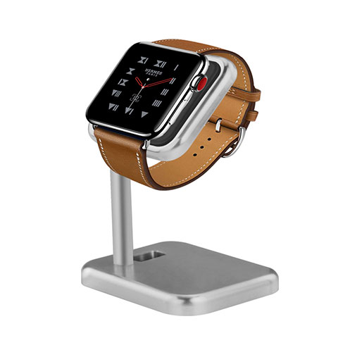 Soporte Dock Base Charging de Carga Cargador para Apple iWatch 2 38mm Plata