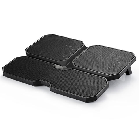 Soporte Ordenador Portatil Refrigeracion USB Ventilador 9 Pulgadas a 16 Pulgadas Universal M06 para Huawei Honor MagicBook 14 Negro