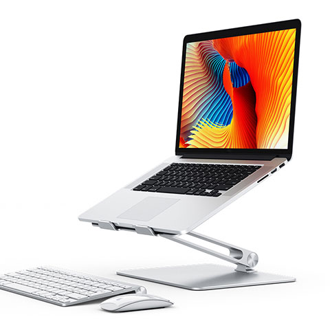 Soporte Ordenador Portatil Universal K07 para Apple MacBook 12 pulgadas Plata