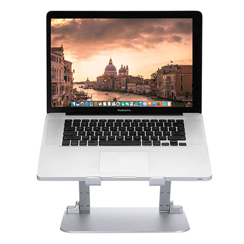 Soporte Ordenador Portatil Universal S08 para Apple MacBook 12 pulgadas Plata