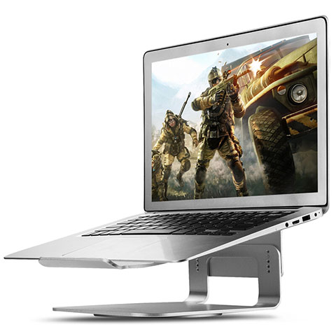 Soporte Ordenador Portatil Universal S16 para Apple MacBook Air 13.3 pulgadas (2018) Plata