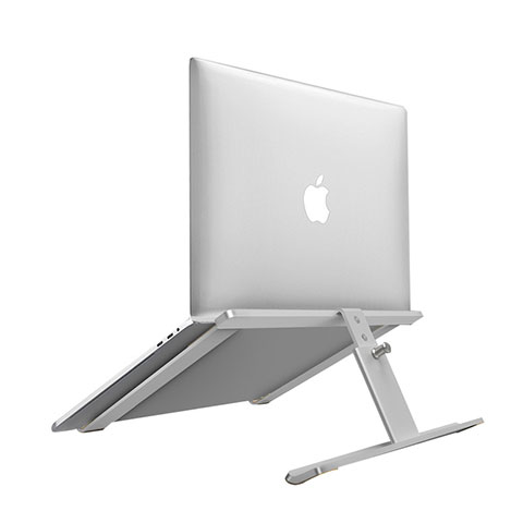 Soporte Ordenador Portatil Universal T12 para Apple MacBook Air 13.3 pulgadas (2018) Plata