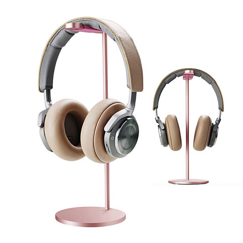 Soporte Universal de Auriculares Cascos H01 Oro Rosa